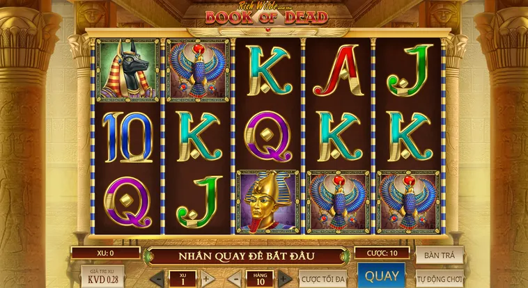 Chinh Phục Siêu Phẩm Slot Game Book Of Dead Tại BomWin Với Cơ Hội Nổ Hũ Lớn