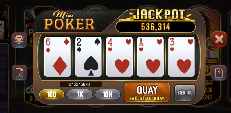 Chinh Phục Đấu Trường Slot Game Mini Poker Tại BomWin Với Tỷ Lệ Thưởng Cực Khủng
