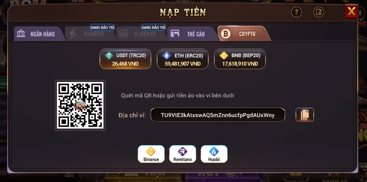 Hướng Dẫn Nạp Tiền BomWin Để Gia Tăng Nguồn Vốn Đặt Cược Một Cách Nhanh Chóng An Toàn