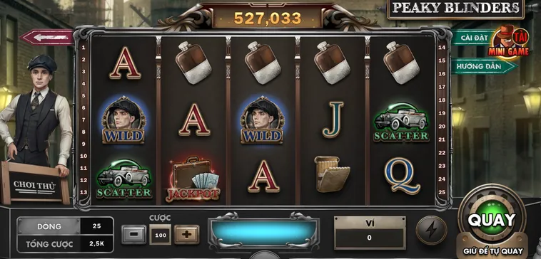 Khám Phá Thế Giới Xã Hội Đen Với Slot Game Peaky Blinders Tại BomWin