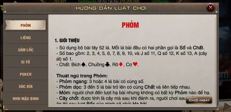 Trải Nghiệm Đỉnh Cao Với Game Bài Phỏm Tại Cổng Game BomWin