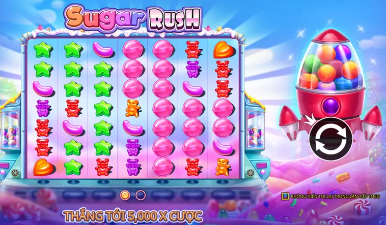 Slot Game Sugar Rush Tại BomWin Trải Nghiệm Quay Hũ Ngọt Ngào Đẳng Cấp